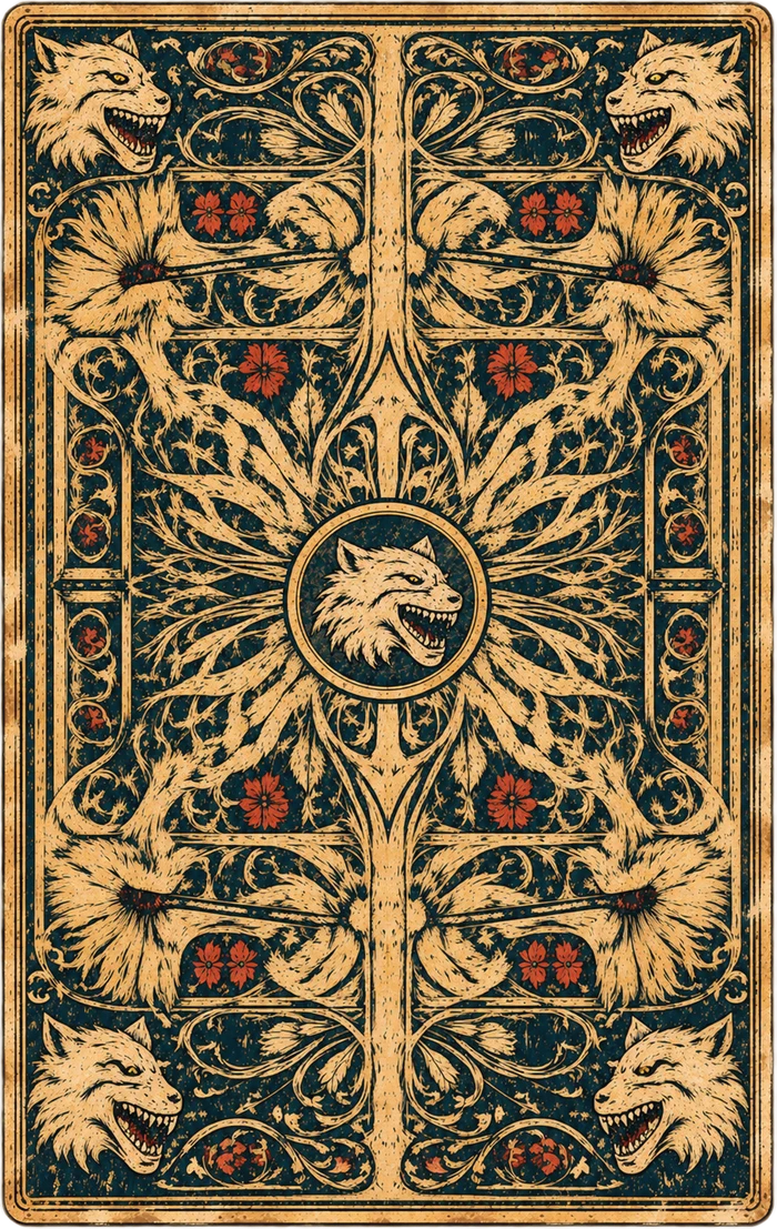 Beast card reverse artwork