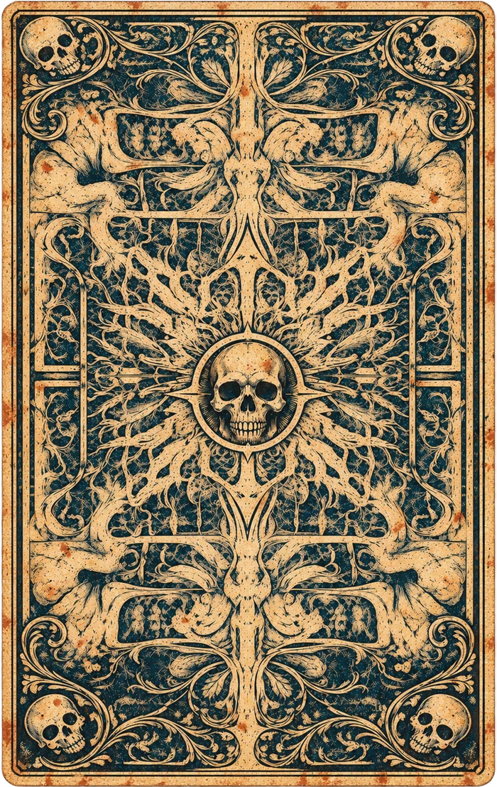 Undead card reverse artwork