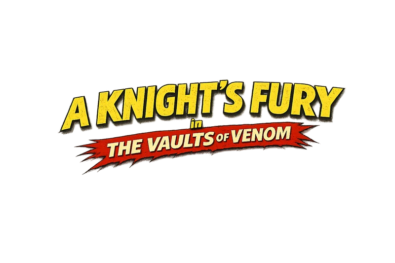 Transparent title logo with The Vaults of Venom subtitle.
